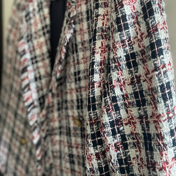 Tweed Plaid Blazer - X-Small - Excellent condition - Picture 10 of 14